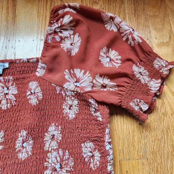 Madewell Georgette Cropped Puff-Sleeve Top - Picture 4 of 6